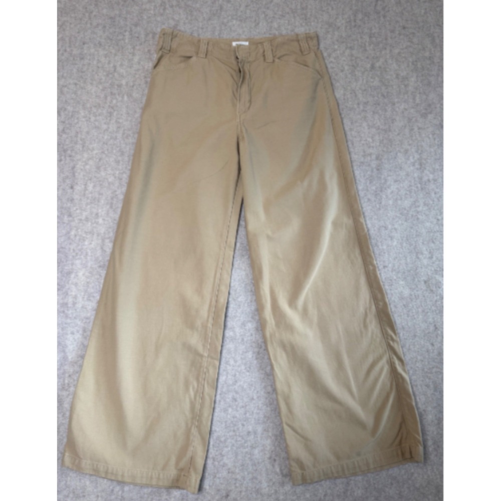Citizens of Humanity Paloma Wide Leg Pants Womens 29 Khaki 100% Cotton